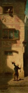 乞食のミュージシャン 作： Carl Spitzweg